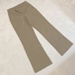 Japanese Weekend Khaki Maternity Trousers Size M